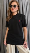 pike unısex siyah tshirt
