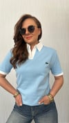 polo v yaka mavi tshirt
