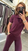polo yaka mürdüm takım