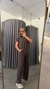 polo yaka pike modal kahve takım