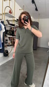 polo yaka yeşil takım