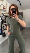 polo yaka yeşil takım
