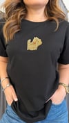püskül taş siyah tshirt