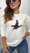 renk kuş bymn ekru sweat