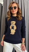 rl model lacivert kadın kazak
