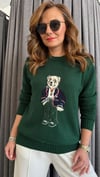 rl model yeşil kadın kazak