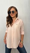 RL pembe çizgili gömlek