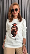 RL unısex ekru sweat