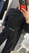 şal detay siyah takım