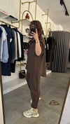 şalvar model kahve takım