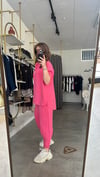 şalvar model pembe takım