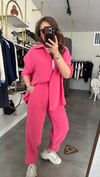 şalvar model pembe takım
