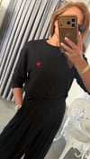 şalvar model siyah takım