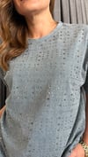 serpme taş gri tshirt