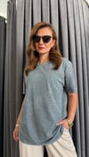 serpme taş gri tshirt