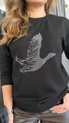 serpme taş siyah sweat