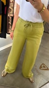 simli yeşil pantolon