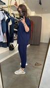 sofia lacivert keten takım