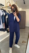 sofia lacivert keten takım