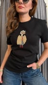taşlı ayıcıklı siyah tshirt