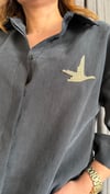 tensel kuş siyah gömlek