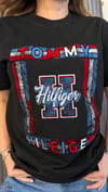 th büyük yazı unısex siyah tshirt