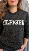 th desen unısex siyah sweat