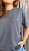 unısex antrasit kuş tshirt