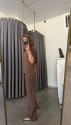 unısex kahve keten takım