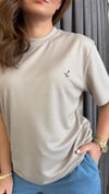 unısex taş renk kuş tshirt