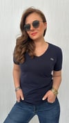 v yaka lcst lacivert tshirt