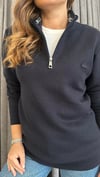 yarım ferm.lcst.unısex lacivert kazak