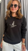 yeni kuş siyah sweat