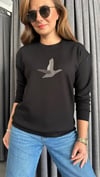 yeni kuş siyah sweat