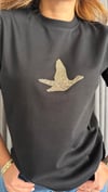 yeni kuş uzun kol siyah tshirt