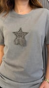 yıldız taş açık gri tshirt