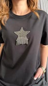 yıldız taş siyah tshirt