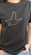 zincir detay siyah tshirt