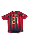 Ac Milan 2004-2005 İç Saha Şampiyonlar LigiPırlo Kısa Kol Maç Forması