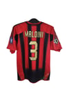 Ac Milan 2004-2005 İç Saha Şampiyonlar Ligi Maldini Kısa Kol Maç Forması
