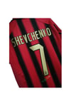 Ac Milan 2004-2005 İç Saha Şampiyonlar Ligi Shevchenko Kısa Kol Maç Forması