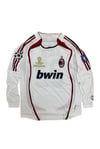 Ac Milan 2007 Şampiyonlar Ligi Finali Uzun Kol Beyaz Maç Forması