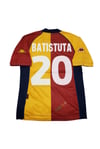 As Roma 2002 İç Saha Batıstuta Retro Maç Forması