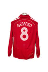 Liverpool 2007 Sezonu Şampiyonlar Ligi Finali Uzun Kollu Gerrard Retro Profesyonel Maç Forması
