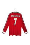 Manchester United 98/99 İç Saha Beckham Retro Uzun Kol Forma