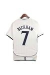 Nostalji İngiltere 2002 Dünya Kupası Beckham İç Saha Retro Kısa Kolu Forması
