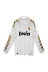 Real Madrid 2011-2012 İç Saha Özil Uzun Kolu Retro Forması