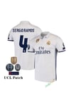 Real Madrid 2017 İç Saha Kısa Kolu Şampiyonlar Ligi Sergio Ramos Forması