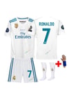 Real Madrid 2018 Ronaldo Çocuk Forması Şort Çorap Bileklik Hediyeli