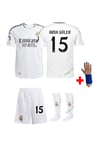 Real Madrid 2025 Arda Güler Çocuk Forması Şort Çorap Bileklik Hediyeli